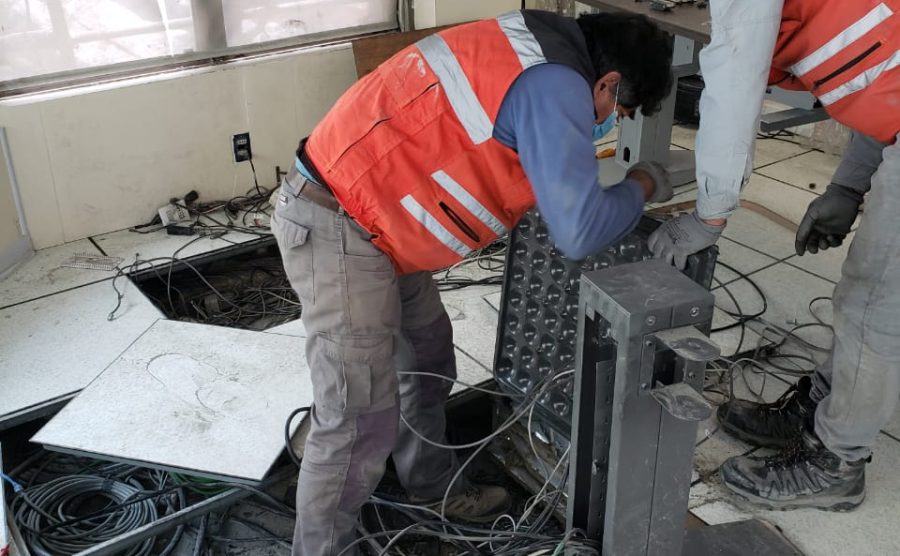 Construcción salas operadores Chancadores 1_2, Gerencia Mina, Minera Los Pelambres.