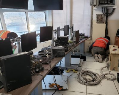 Construcción salas operadores Chancadores 1_2, Gerencia Mina, Minera Los Pelambres.