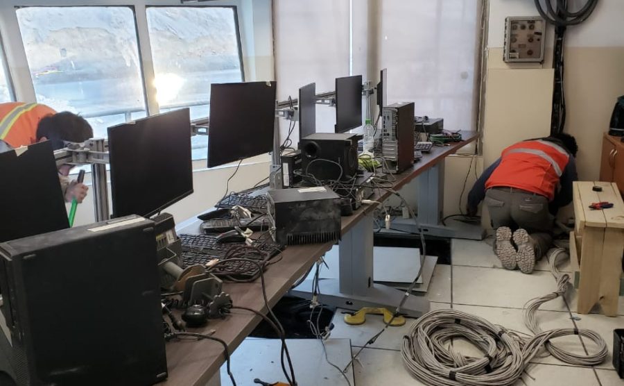 Construcción salas operadores Chancadores 1_2, Gerencia Mina, Minera Los Pelambres.