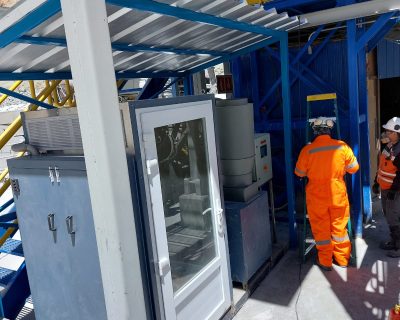 Fabricación Cabinas autolimpiantes en Chancadores 1_2, Gerencia Mina – Minera Los Pelambres.