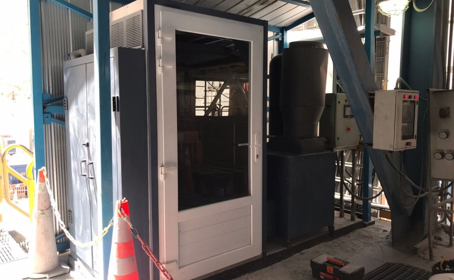 Fabricación Cabinas autolimpiantes en Chancadores 1_2, Gerencia Mina – Minera Los Pelambres.